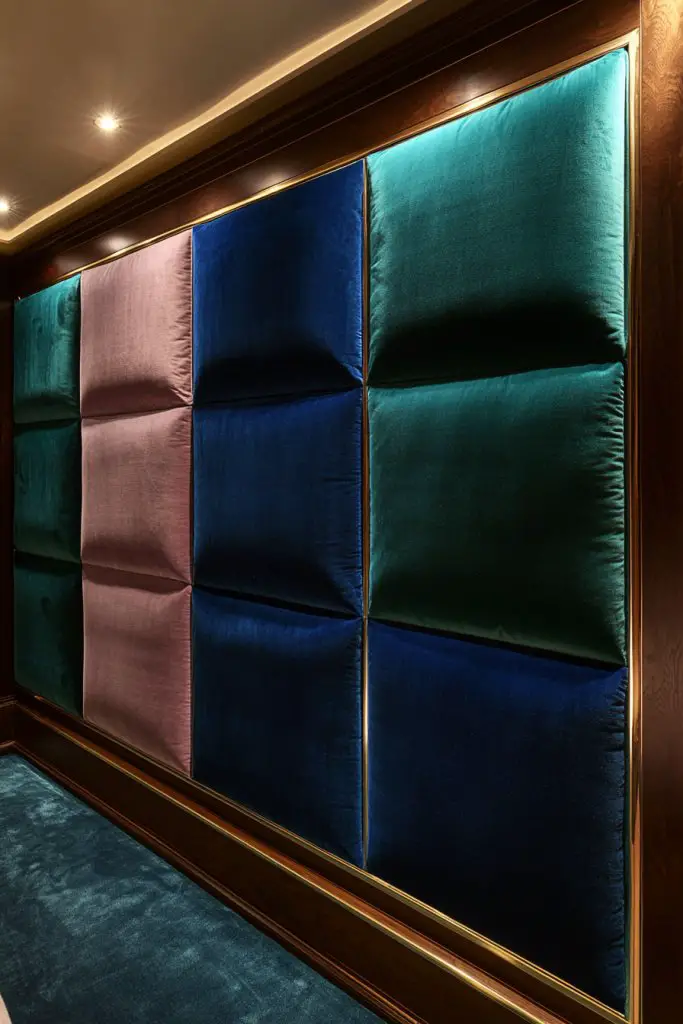 Statement Wall Upholstered Panels for Luxurious Texture