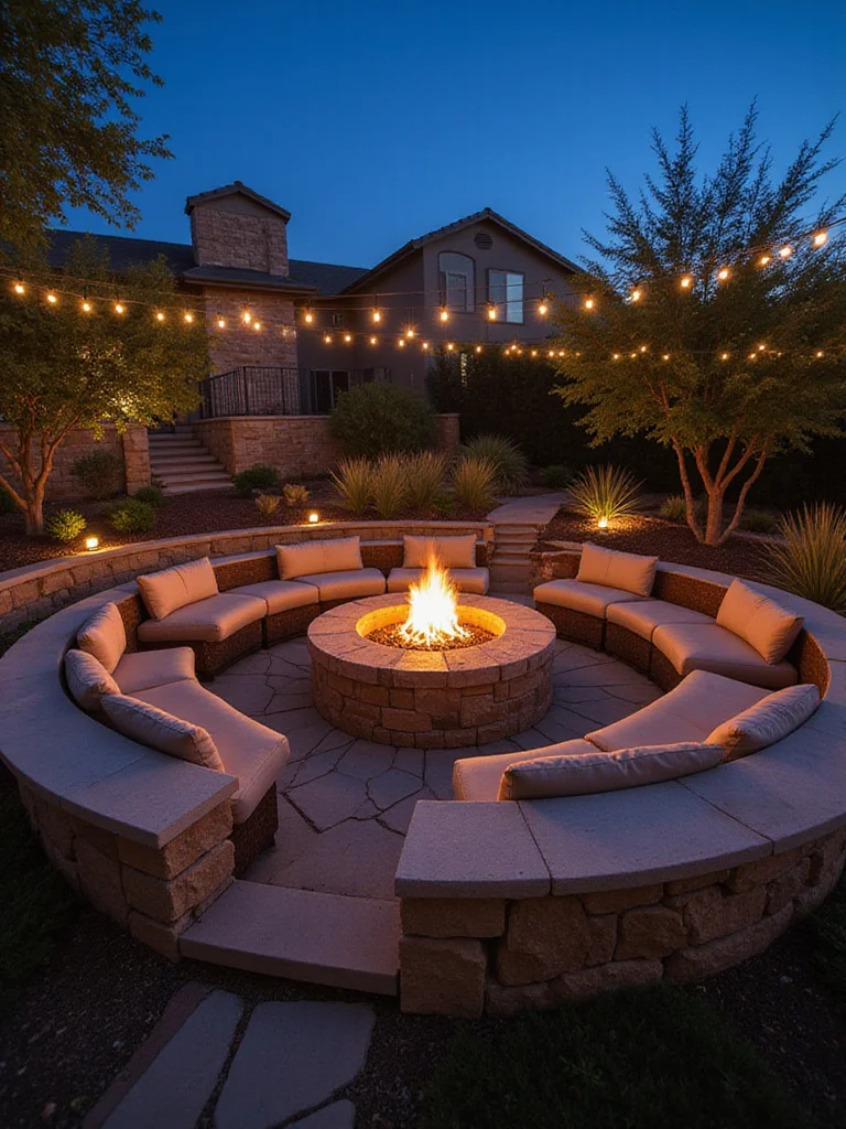 Sunken Firepit Lounge