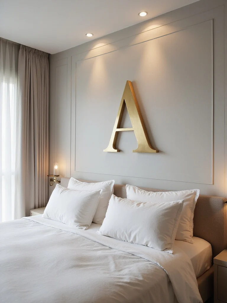 Add a Personal Touch with Monogram Art or Initial Wall Pieces
