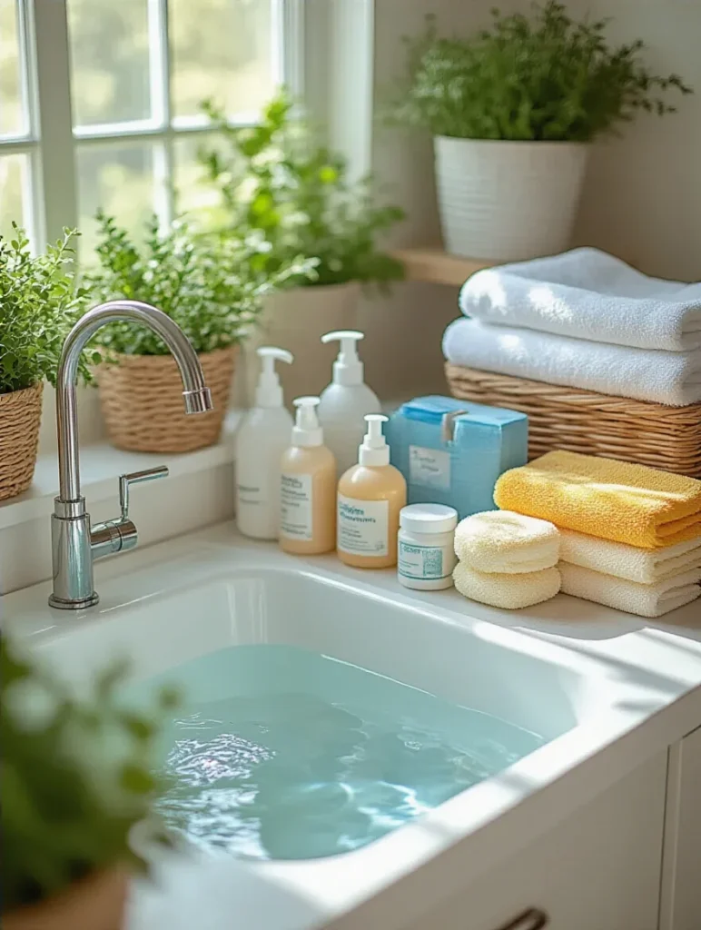 Designate a Pre-Soak Station for Stain Management