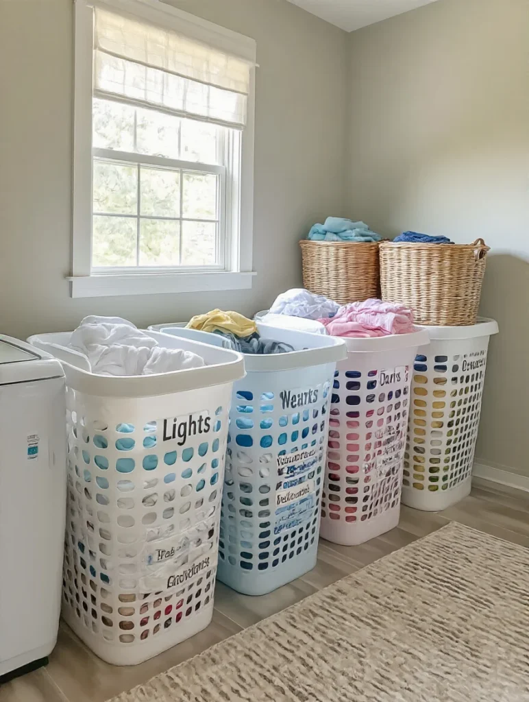Assign Multiple Hampers for Efficient Sorting