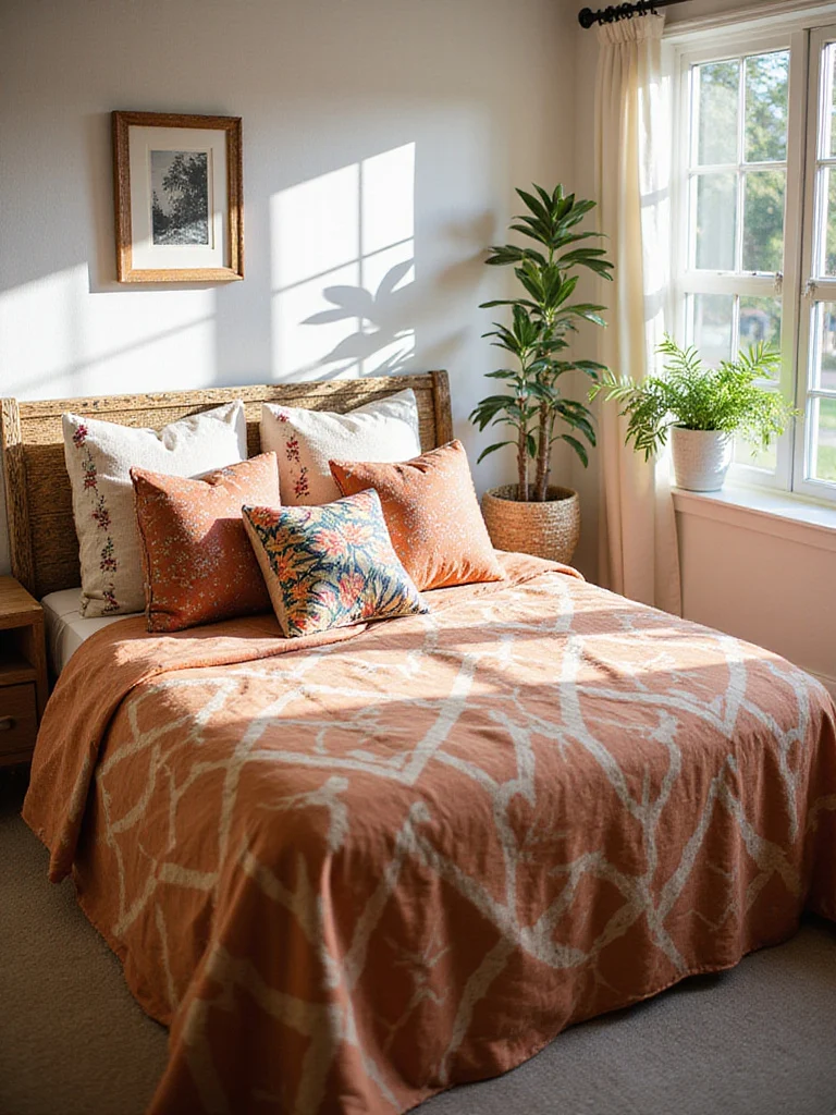 Pick Bold Bedding with Boho Patterns
