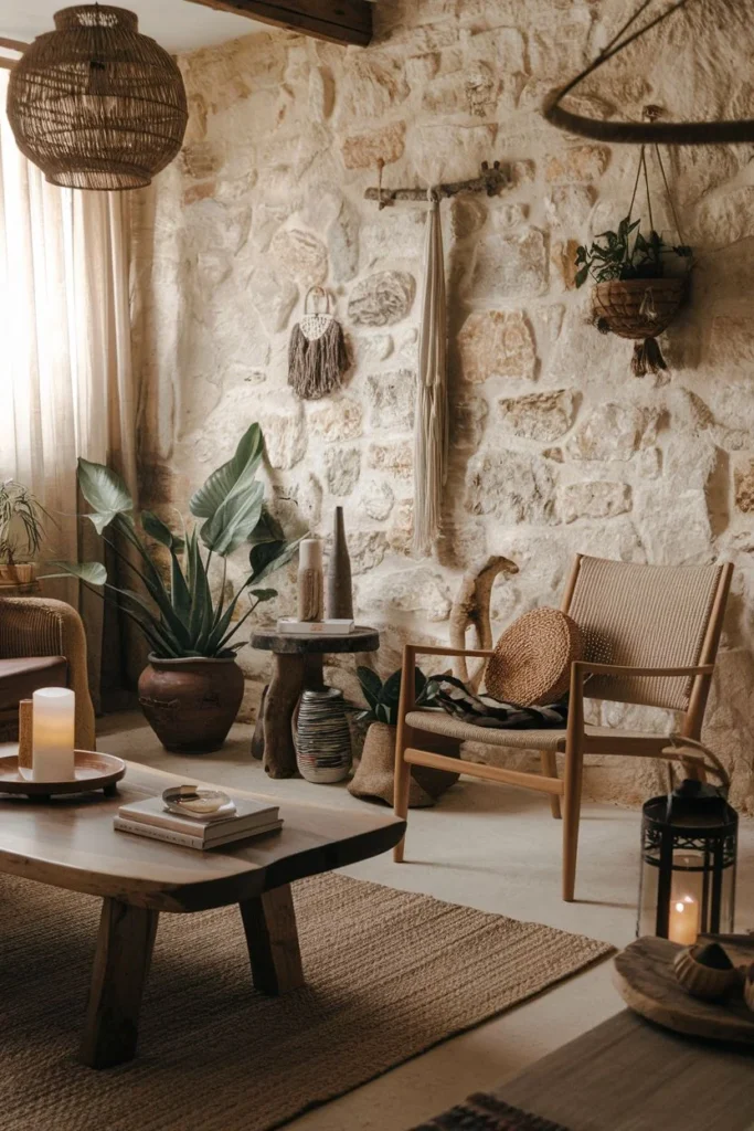 Stone and Wood for Organic Texture