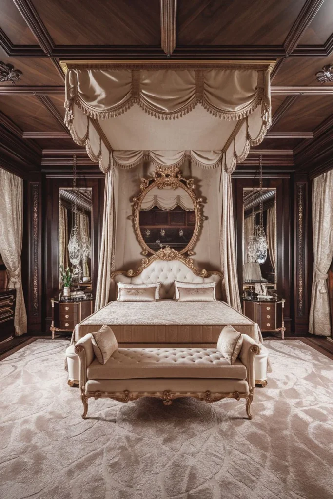 Neutral and Sophisticated Royal Bedroom
