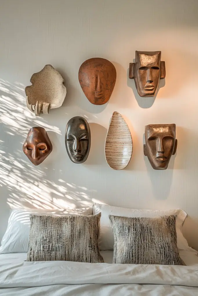 Decorative Wall-Mounted Sculptures or Ceramics