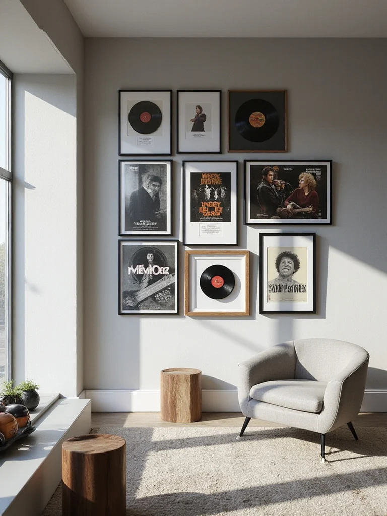 Frame and Display Vinyl Records or Posters
