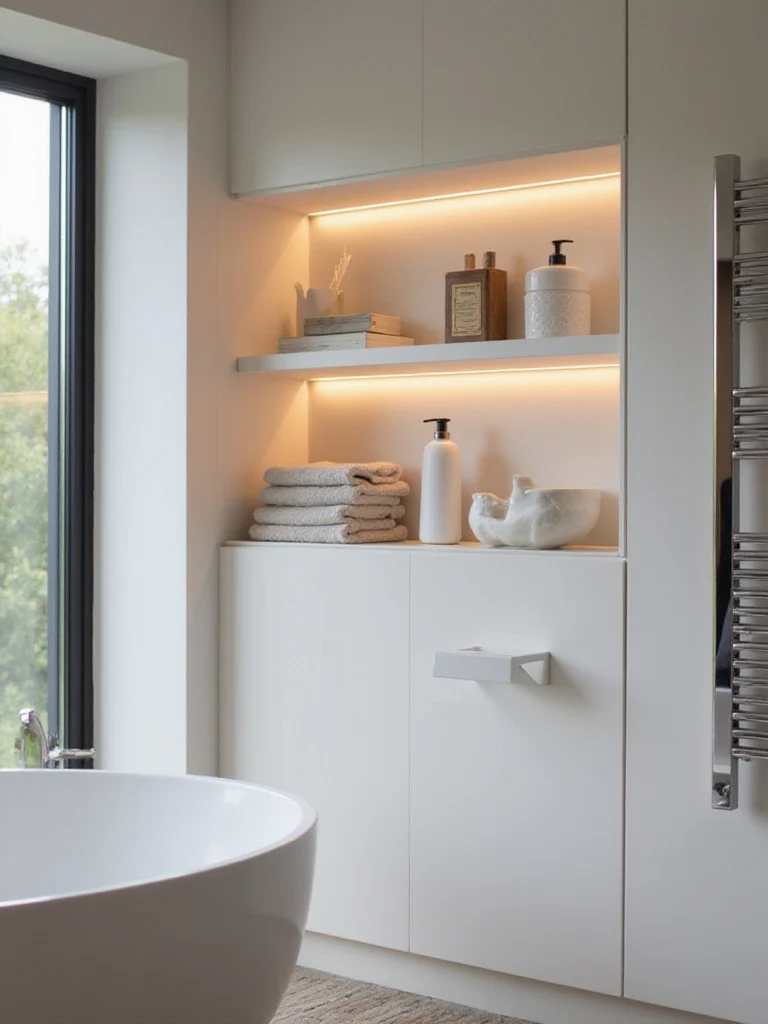 Built-In Shelf and Niche Lighting