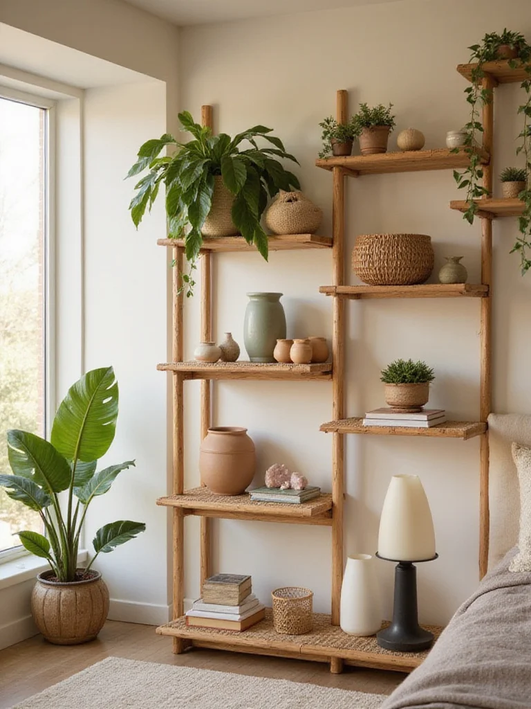 Style Open Shelving with Meaningful Decor