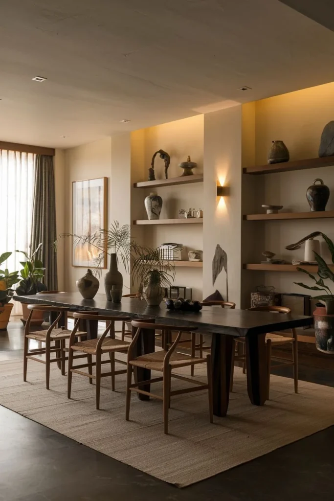 Ambient Modern Wabi Sabi Dining