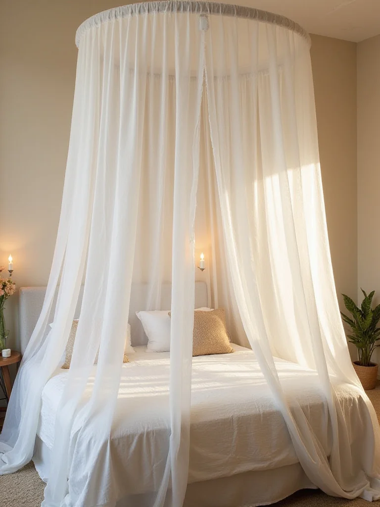 Create a Dreamy Canopy with Flowing Fabrics
