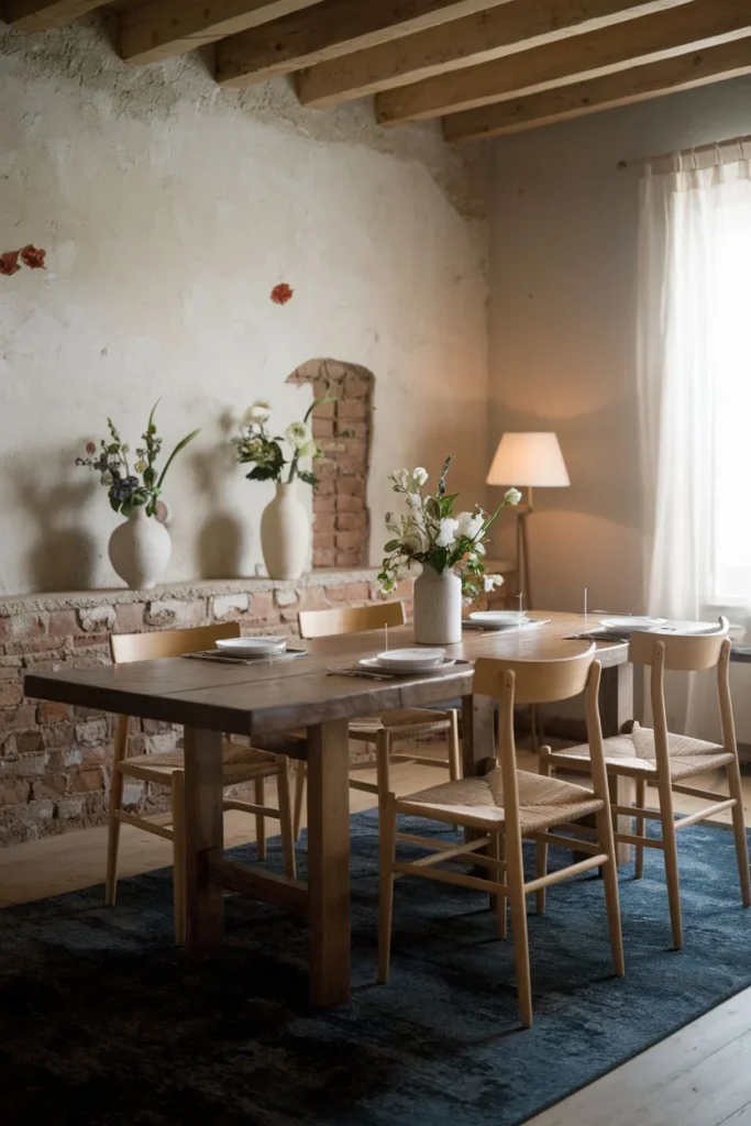 Warm Rustic Brick Setting