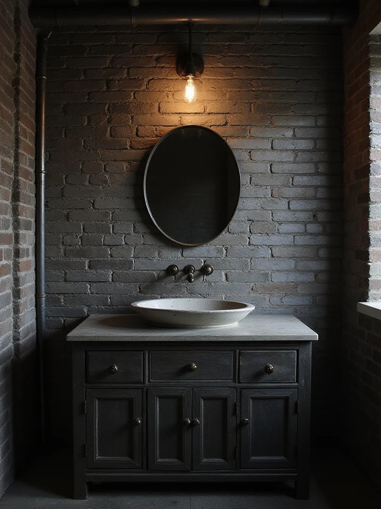 Faux Brick for an Industrial Touch—Without the Hassle