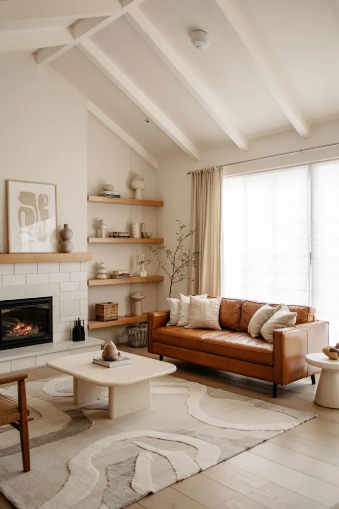 Vaulted Ceilings with Warm Accents