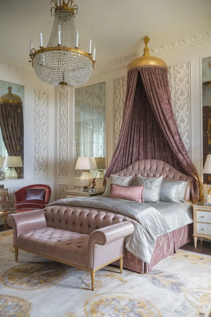 Elegant Pink and Silver Suite