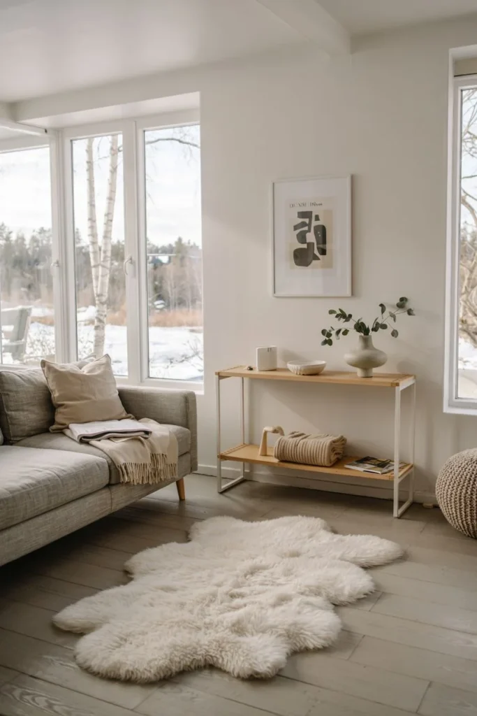 Winter Views and Plush Comfort