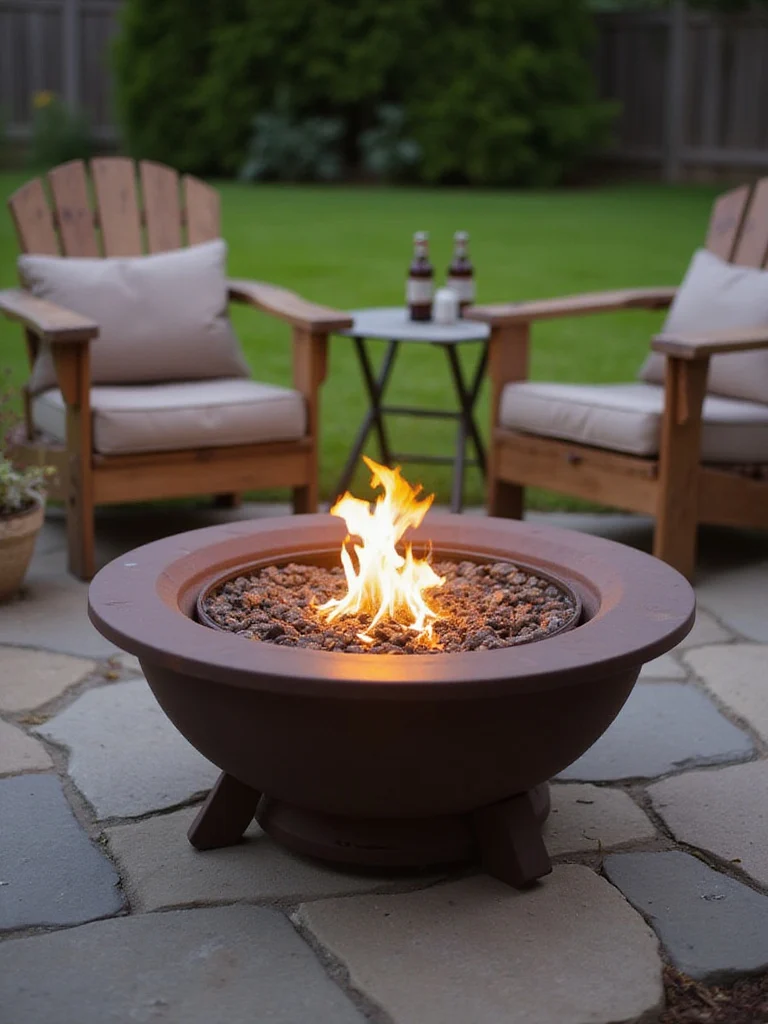 Portable Propane Firepit