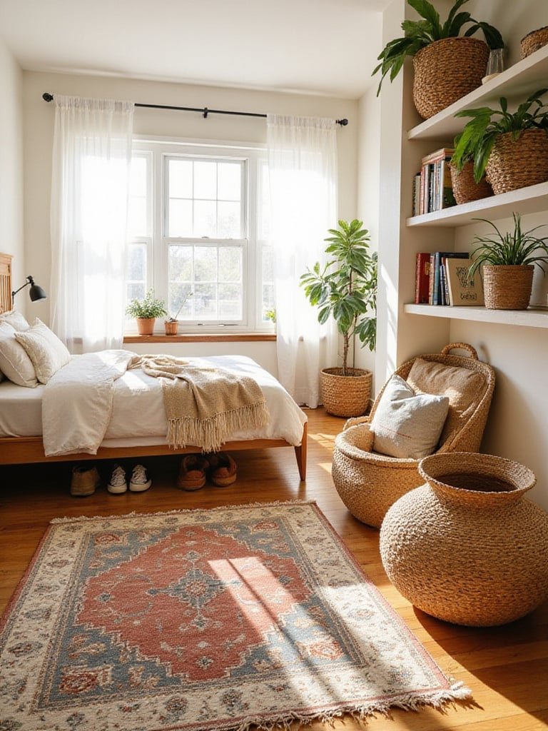 Use Woven Baskets for Stylish Storage