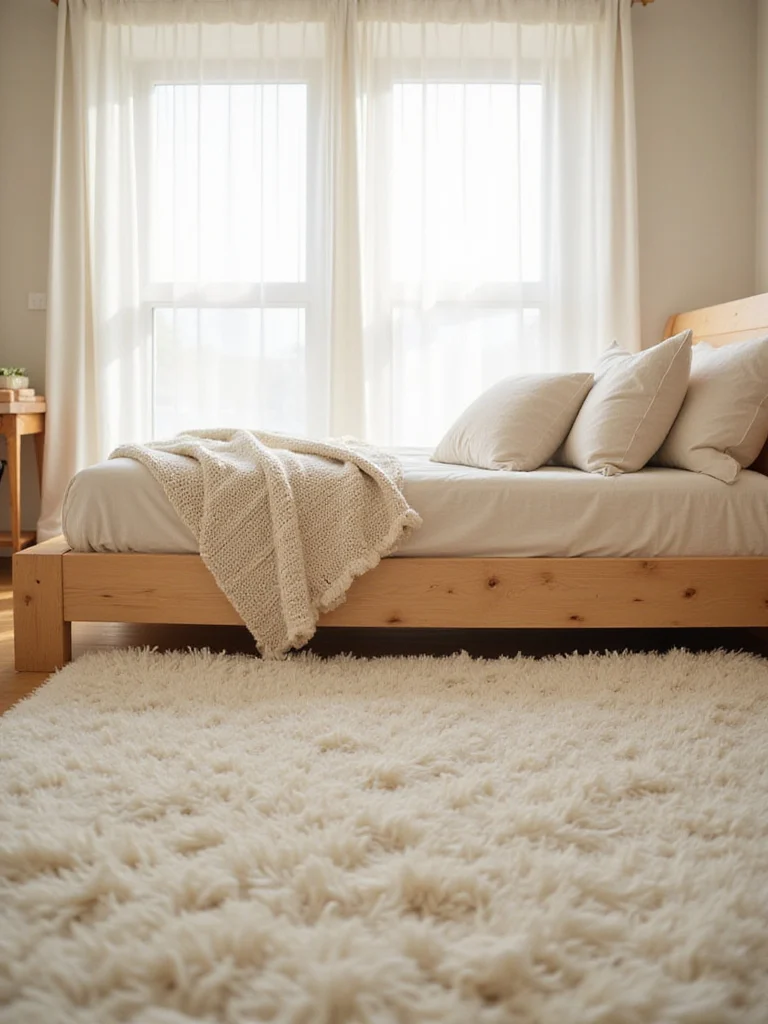 Step into Comfort with a Cozy, Fluffy Rug
