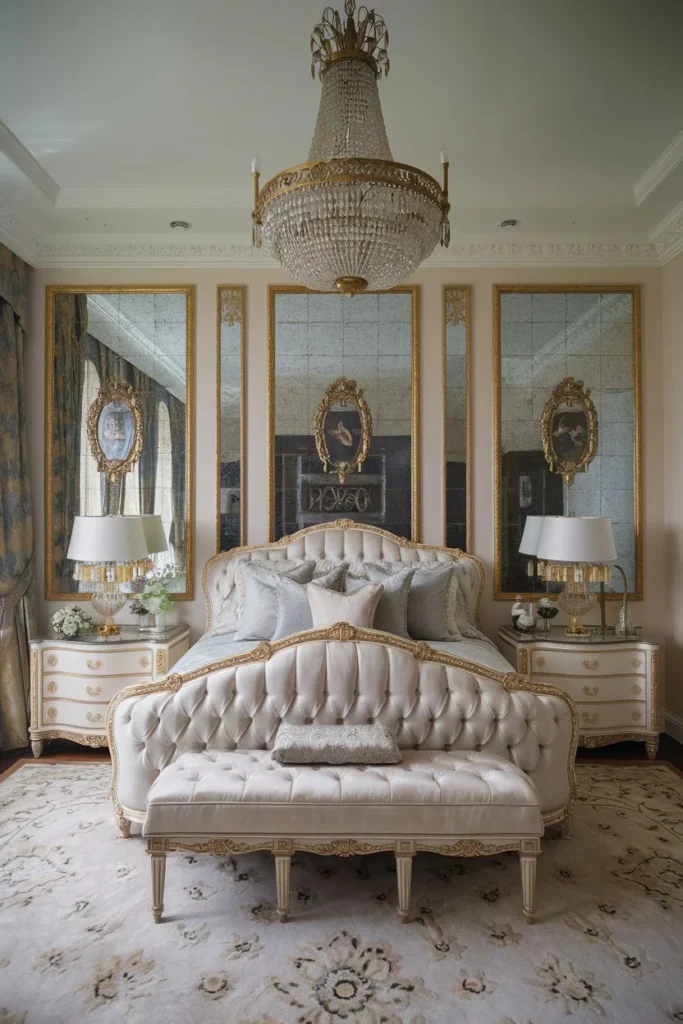 Royal Bedroom with Mirrored Walls