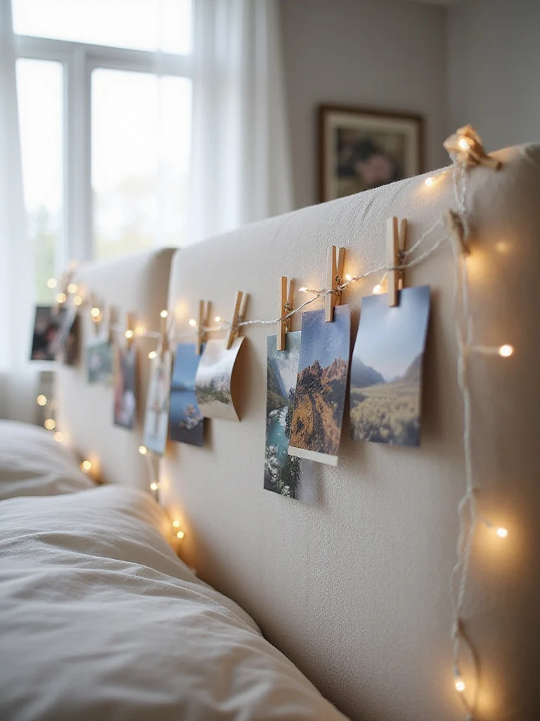 Display Memories Using Clip Photo Displays