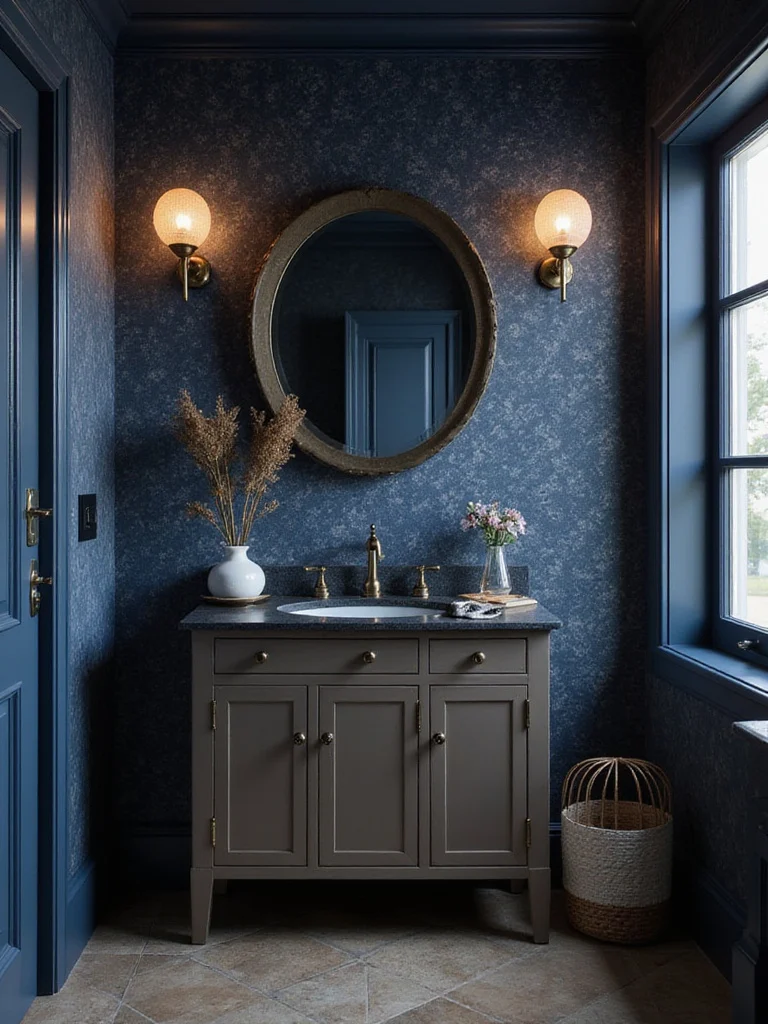 Install Wallpaper Above Tile or Wainscoting