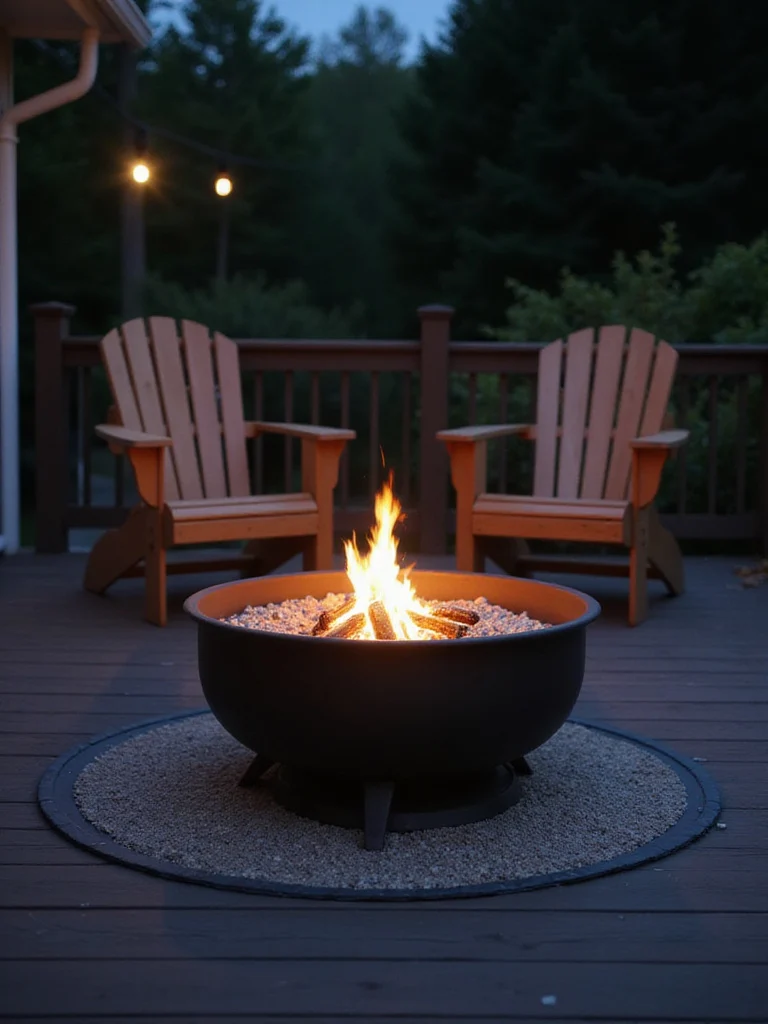 Deck-Safe Firepit Solutions