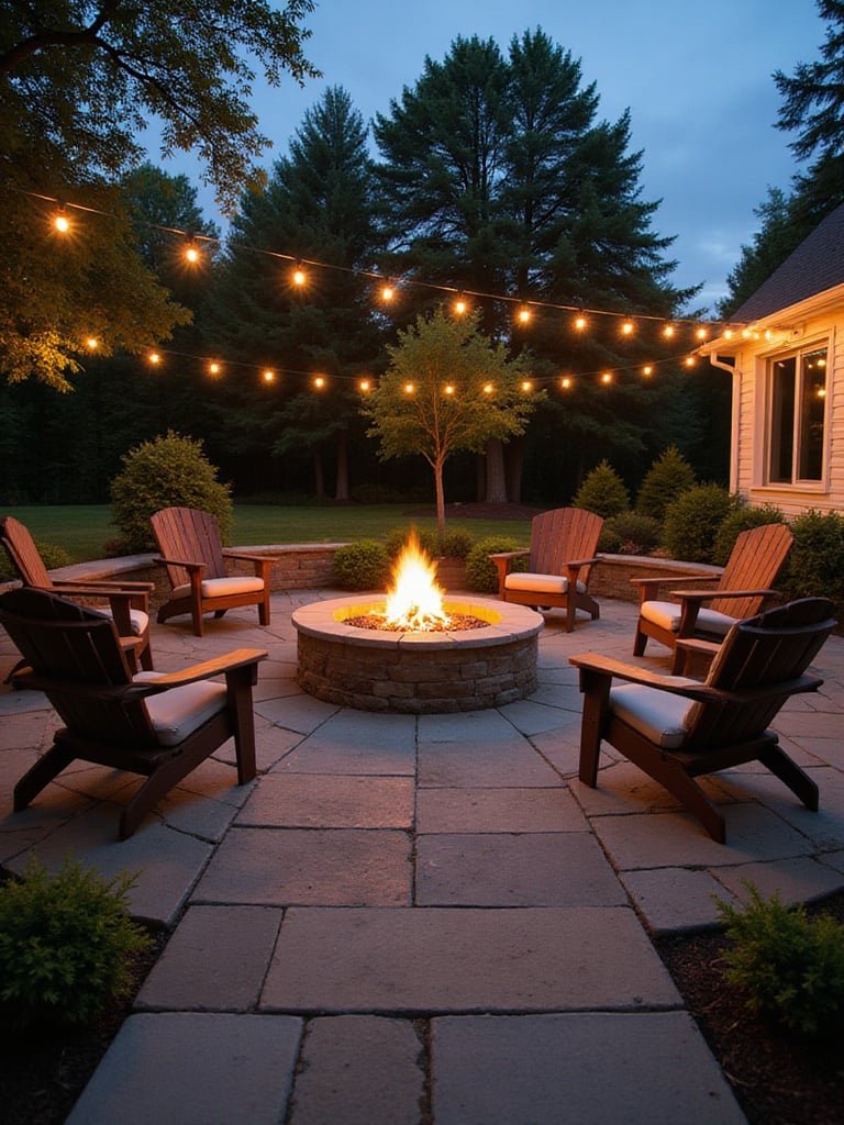 Patio Firepit Centerpiece