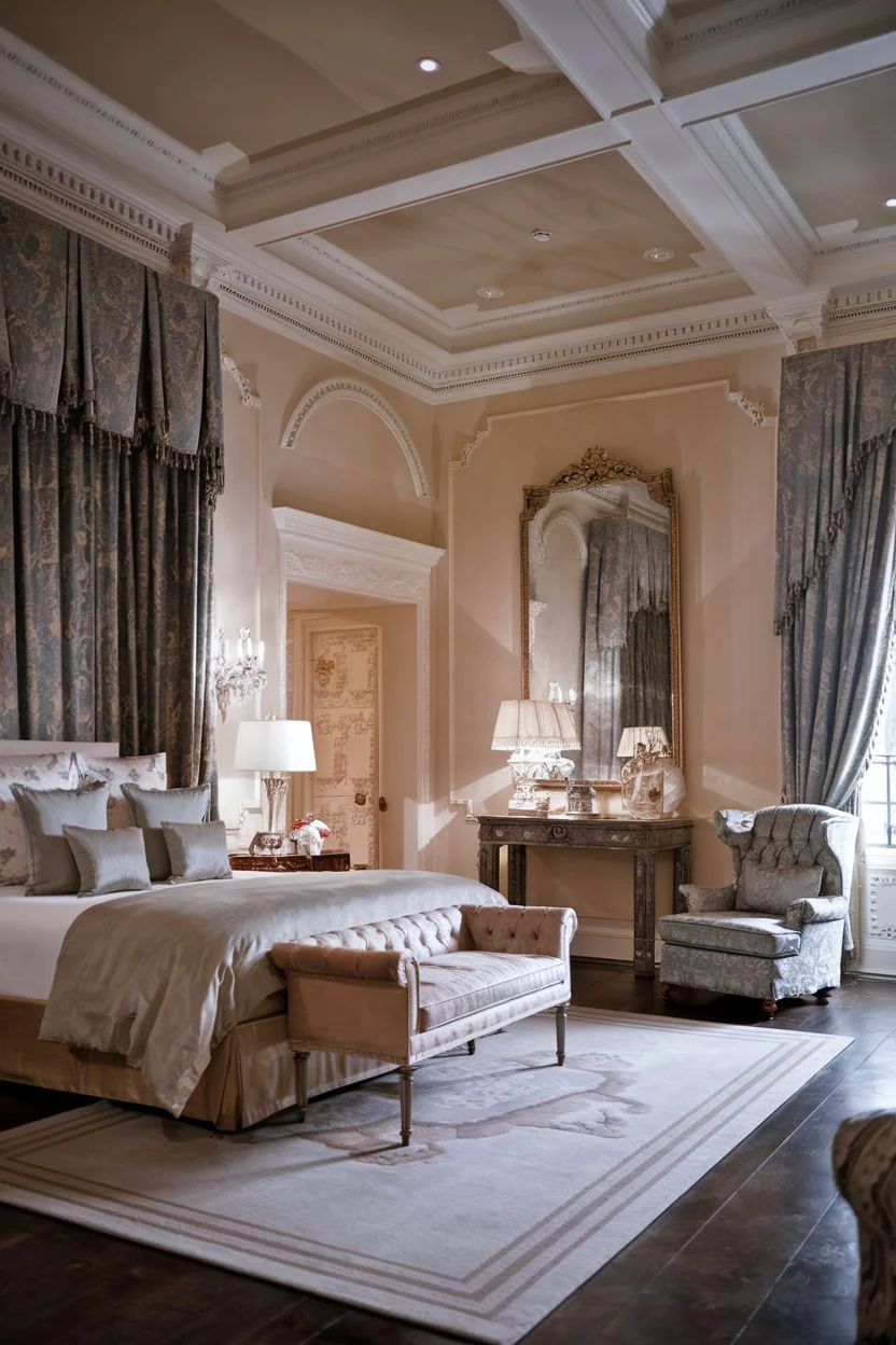 30 Comfortable Royal Bedroom Ideas to Adorn Your Home