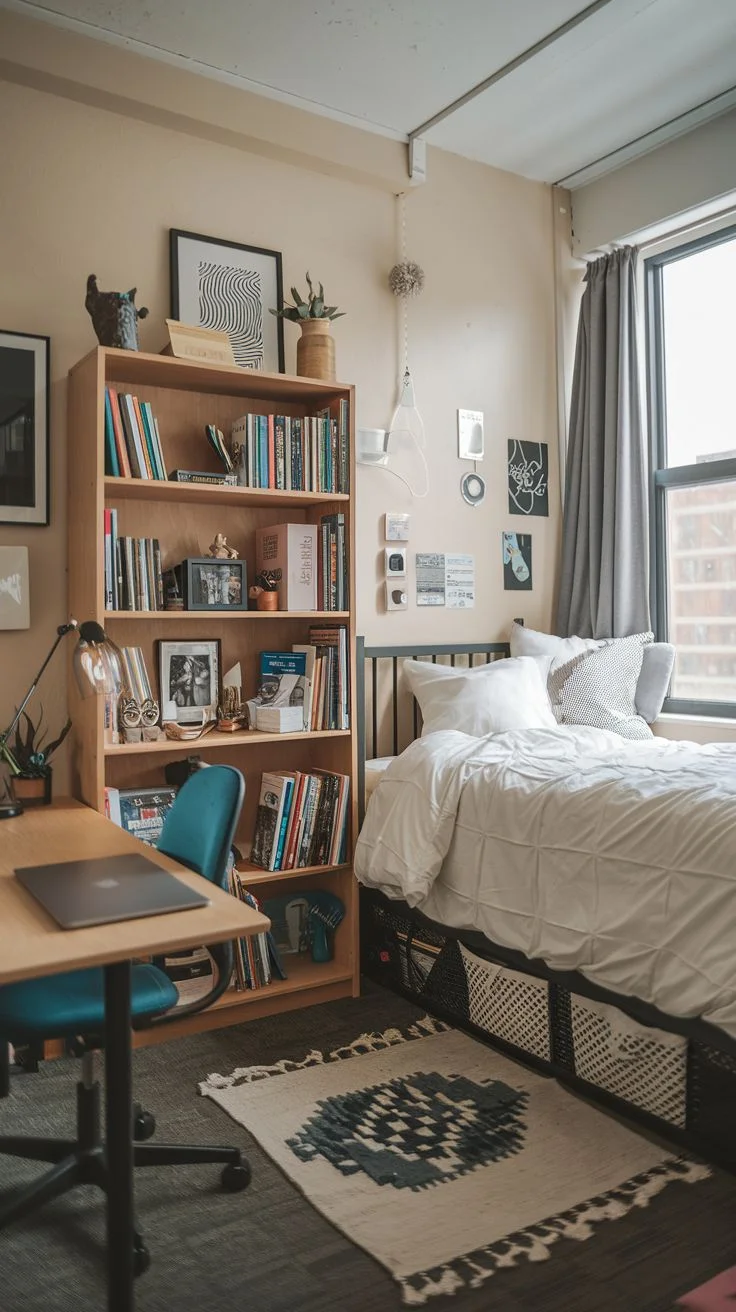 24 Cozy Small Dorm Room Designs