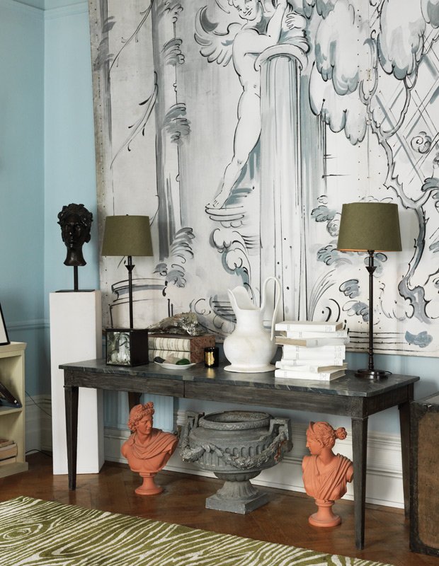 A Whimsical London Flat with Layered Textures